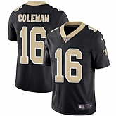 Nike New Orleans Saints #16 Brandon Coleman Black Team Color NFL Vapor Untouchable Limited Jersey,baseball caps,new era cap wholesale,wholesale hats